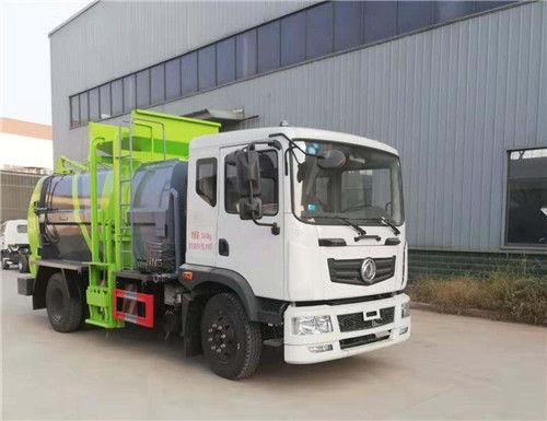 國六清潔能源餐廚垃圾車產品參數介紹——液化天然氣（LNG）動力油罐式車型